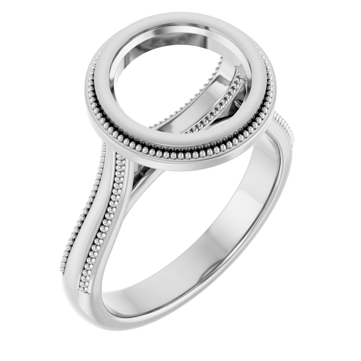 Bezel-Set Solitaire Engagement Ring
