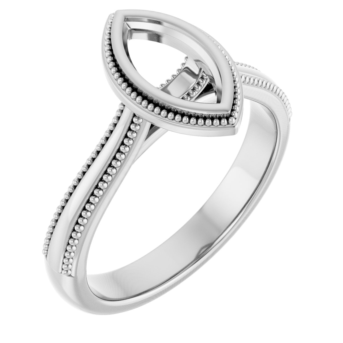 Bezel-Set Solitaire Engagement Ring
