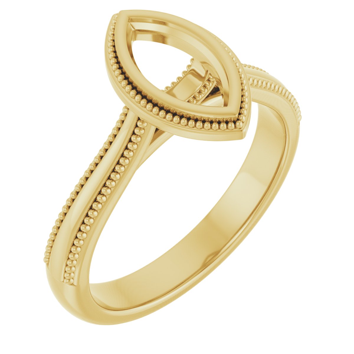 Bezel-Set Solitaire Engagement Ring