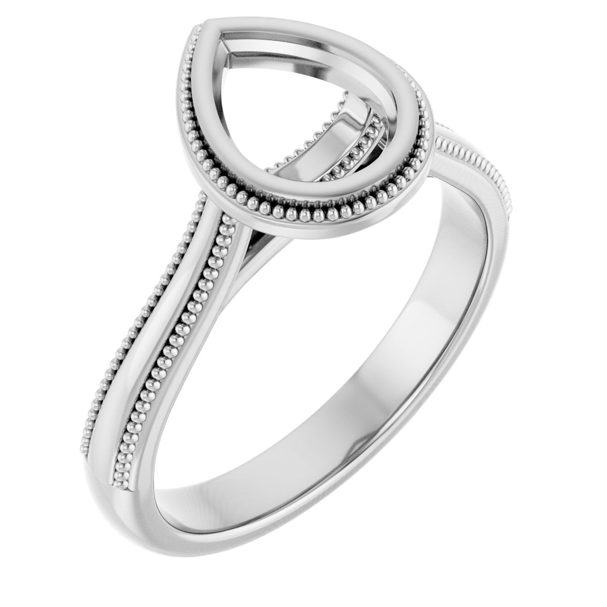 Bezel-Set Solitaire Engagement Ring