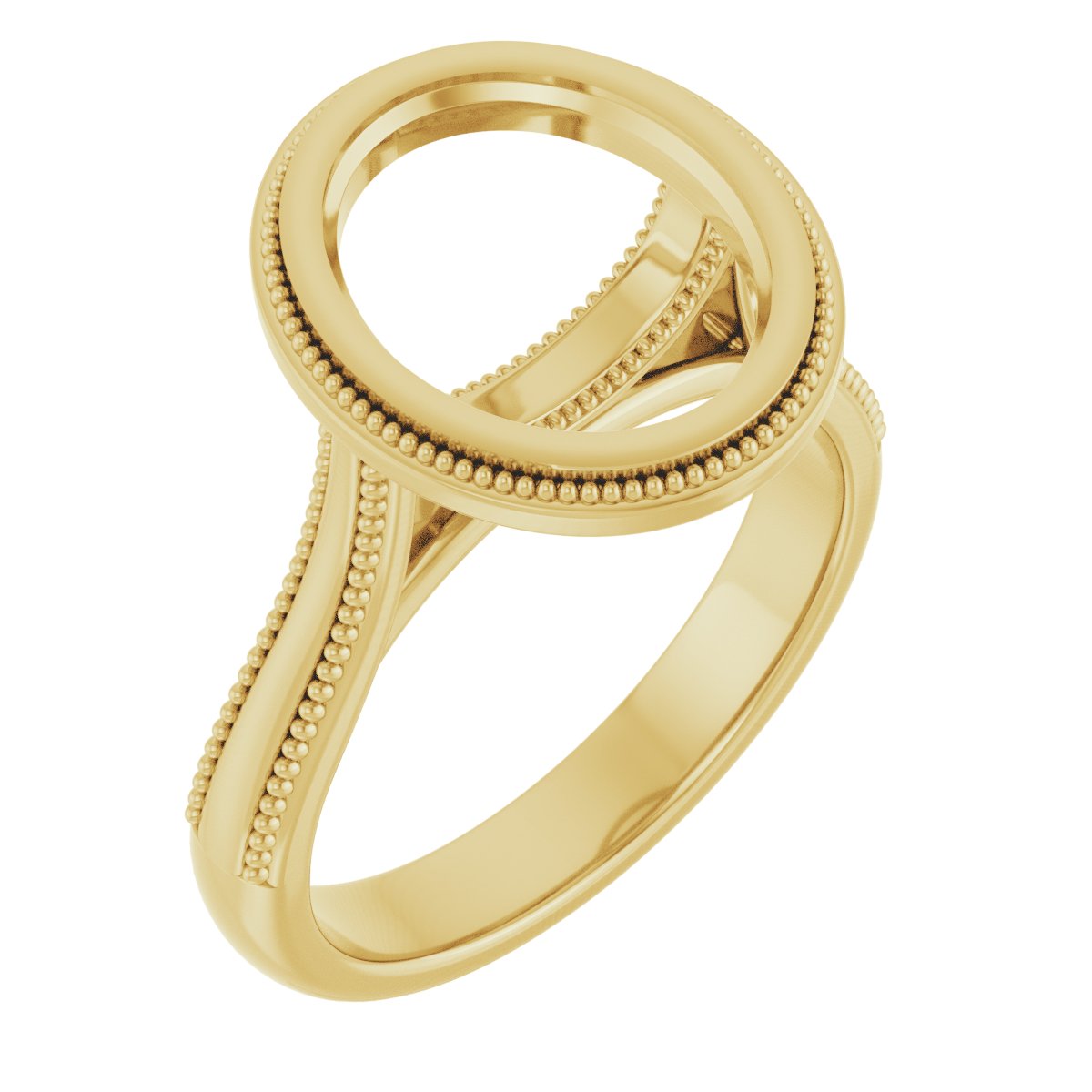 Bezel-Set Solitaire Engagement Ring