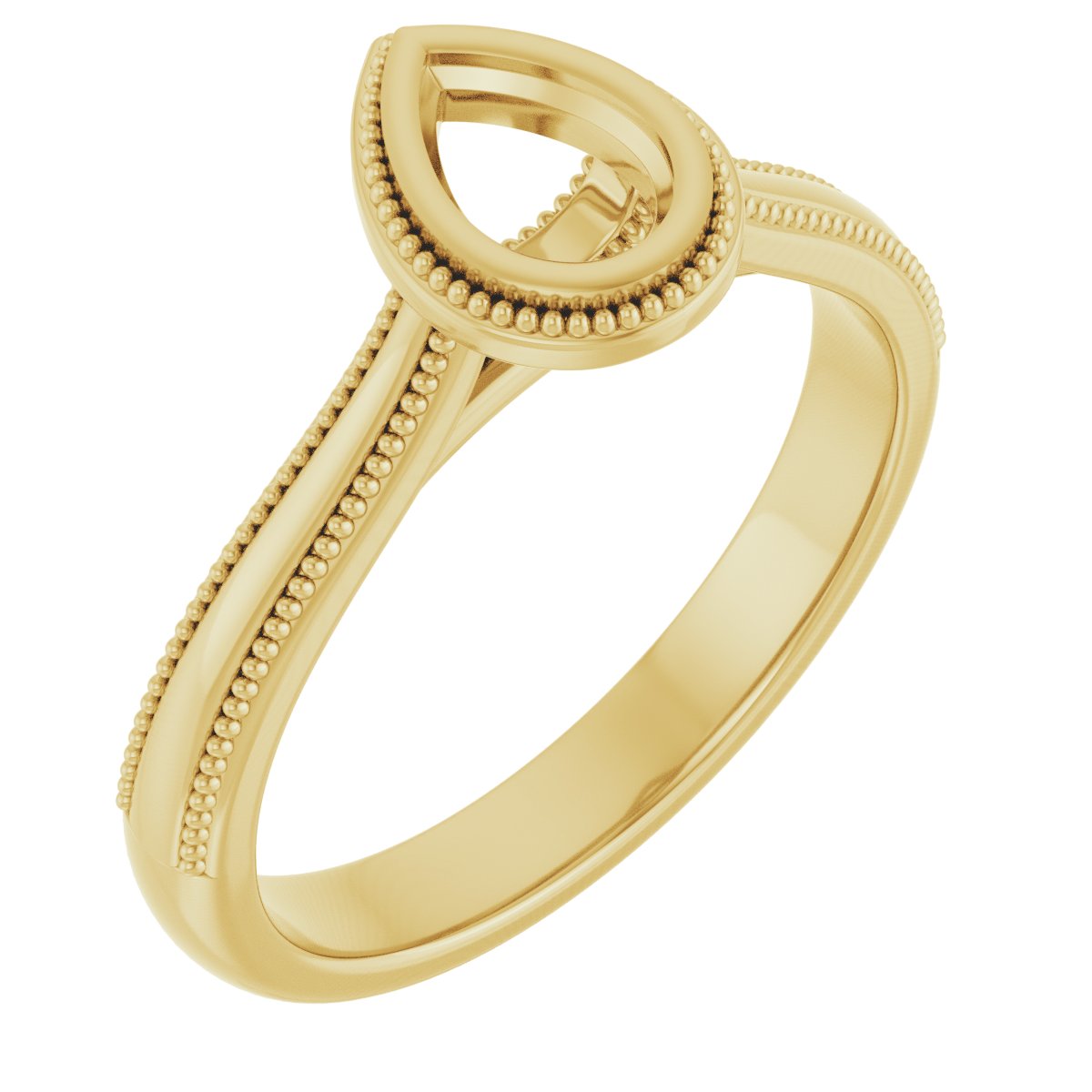 Bezel-Set Solitaire Engagement Ring