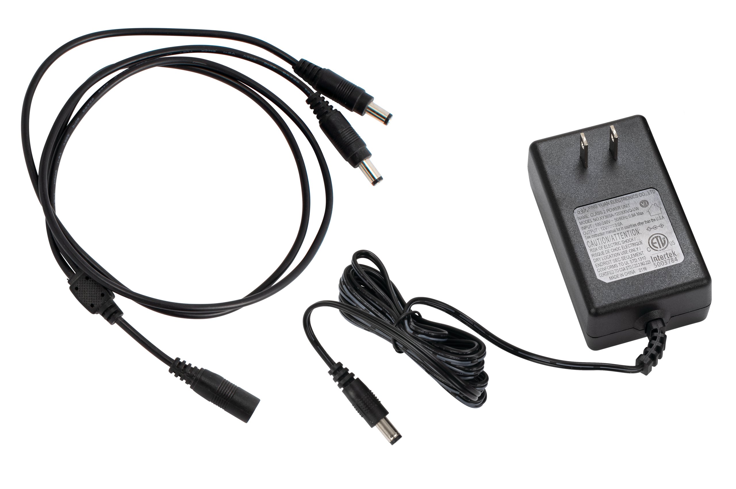 Replacement Power Adaptor & Y Splitter for use with Quatro Dual LED Light Kits