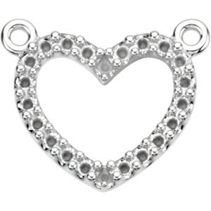 Accented Heart Necklace Center