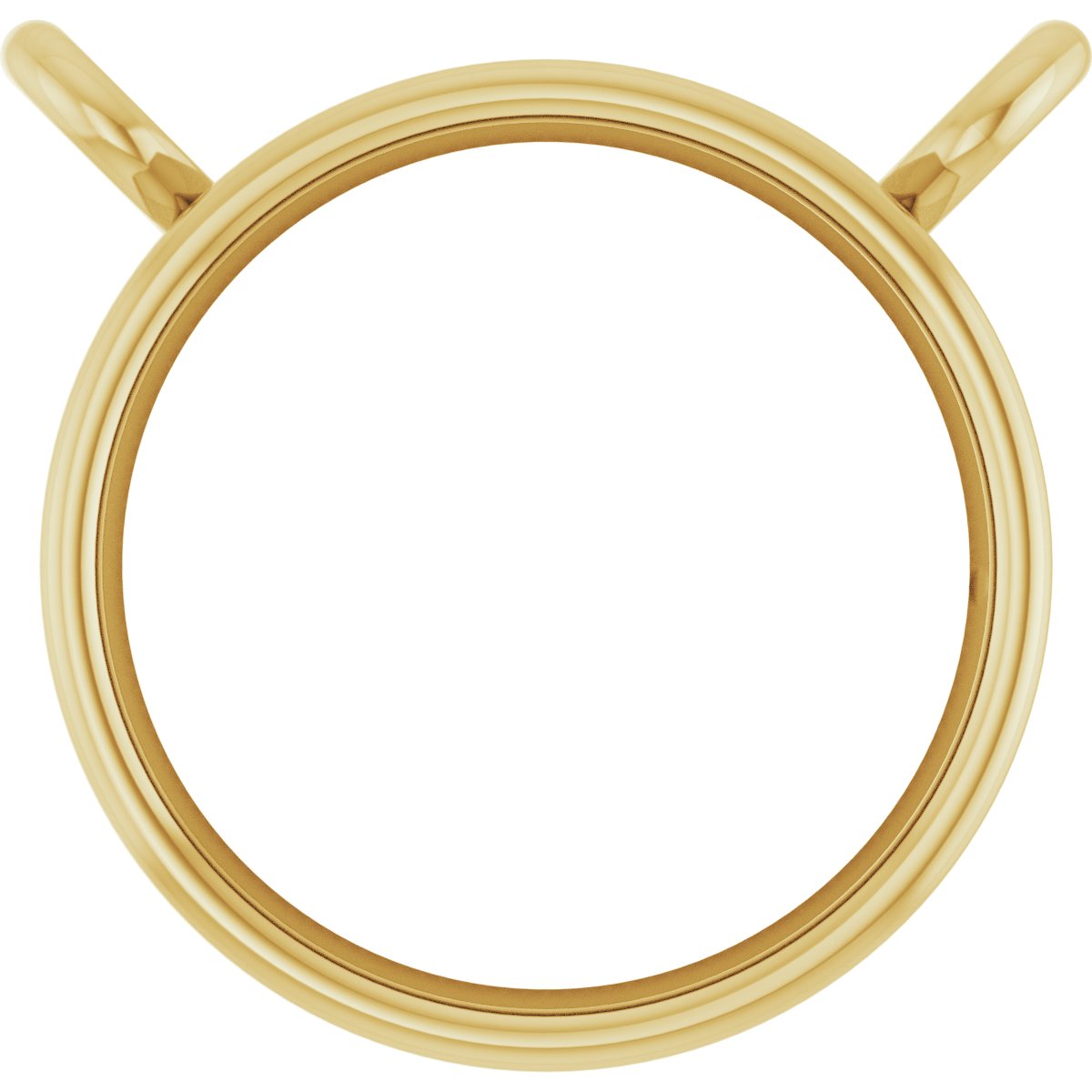 Bezel-Set Necklace Center