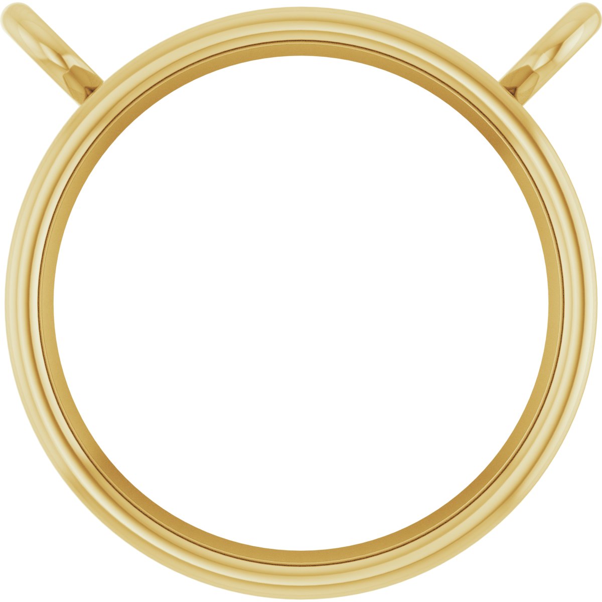 Bezel-Set Necklace Center