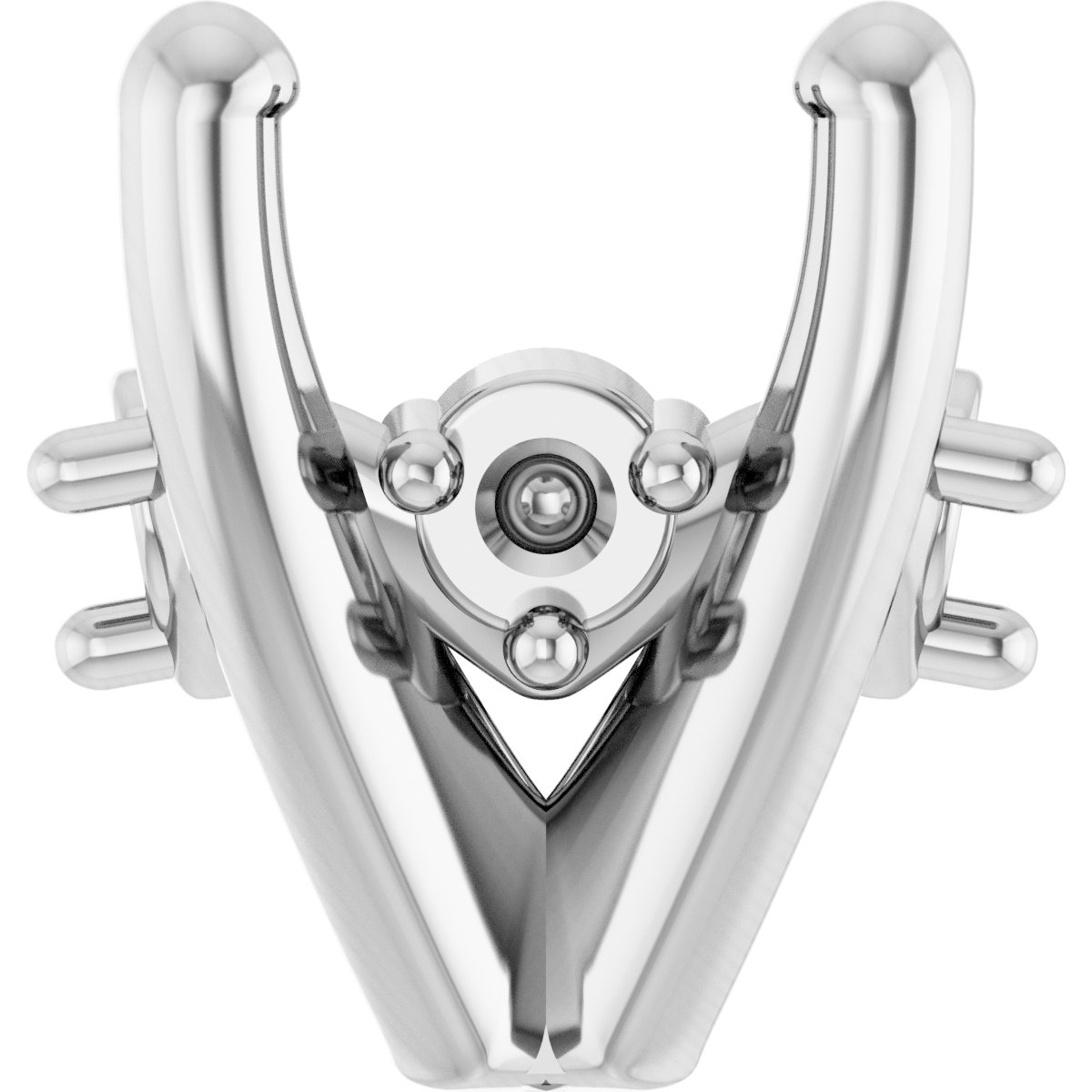 4-Prong Accented Shank Setting