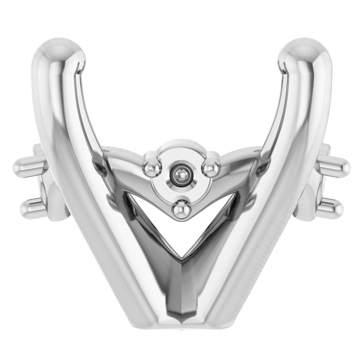 4-Prong Accented Shank Setting