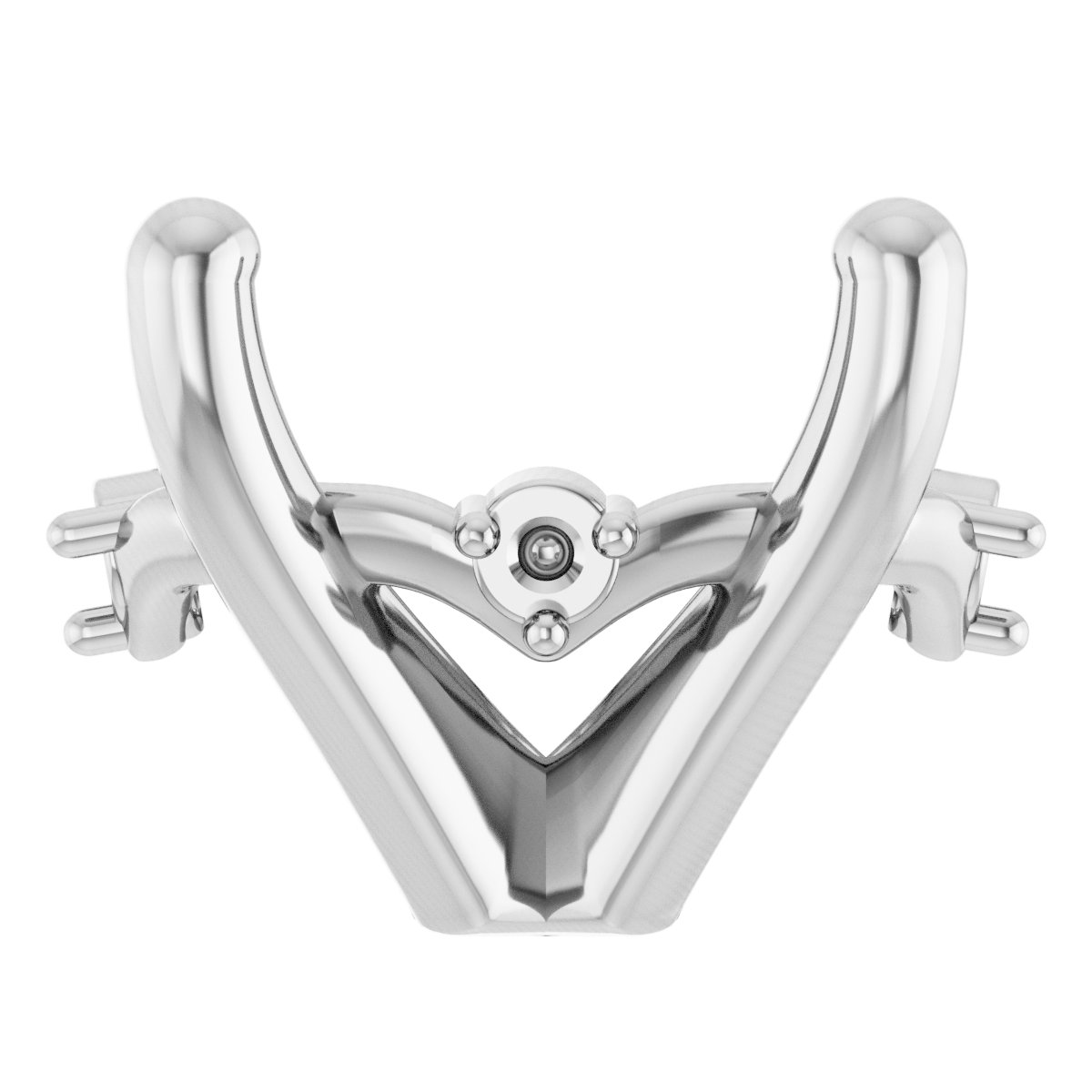4-Prong Accented Shank Setting