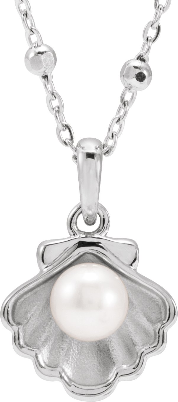 Pearl Shell Necklace or Charm/Pendant