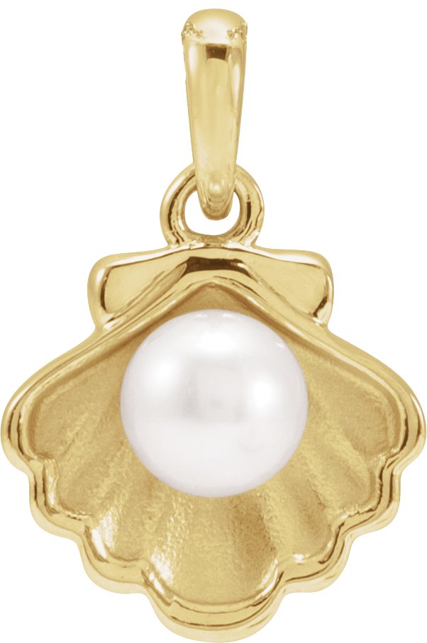 Pearl Shell Necklace or Charm/Pendant