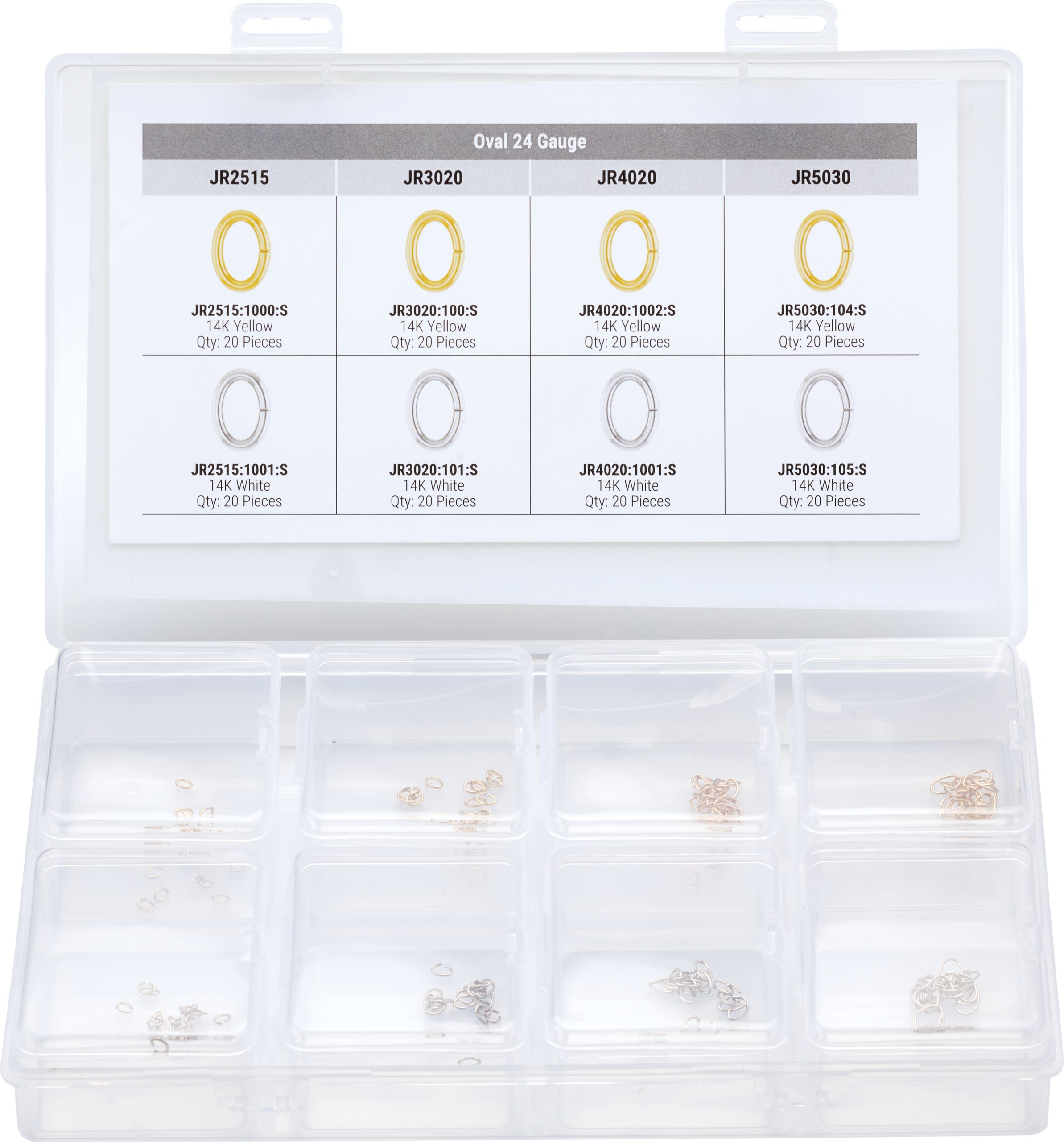 Round or Oval Jump Ring Assortments
