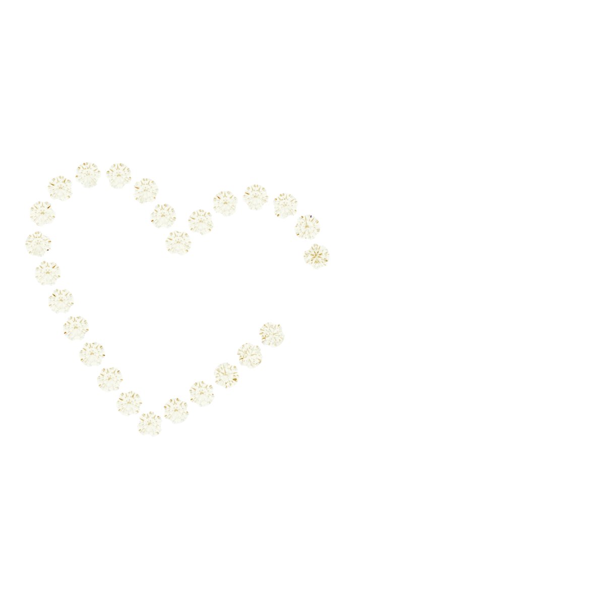 Interlocking Heart Necklace or Center
