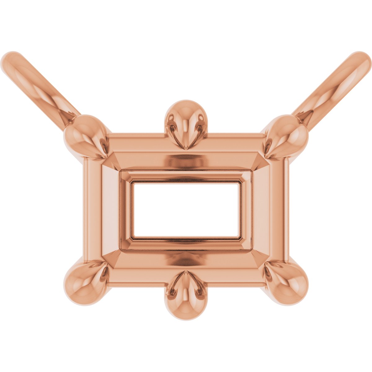 Claw-Prong Solitaire Necklace Center