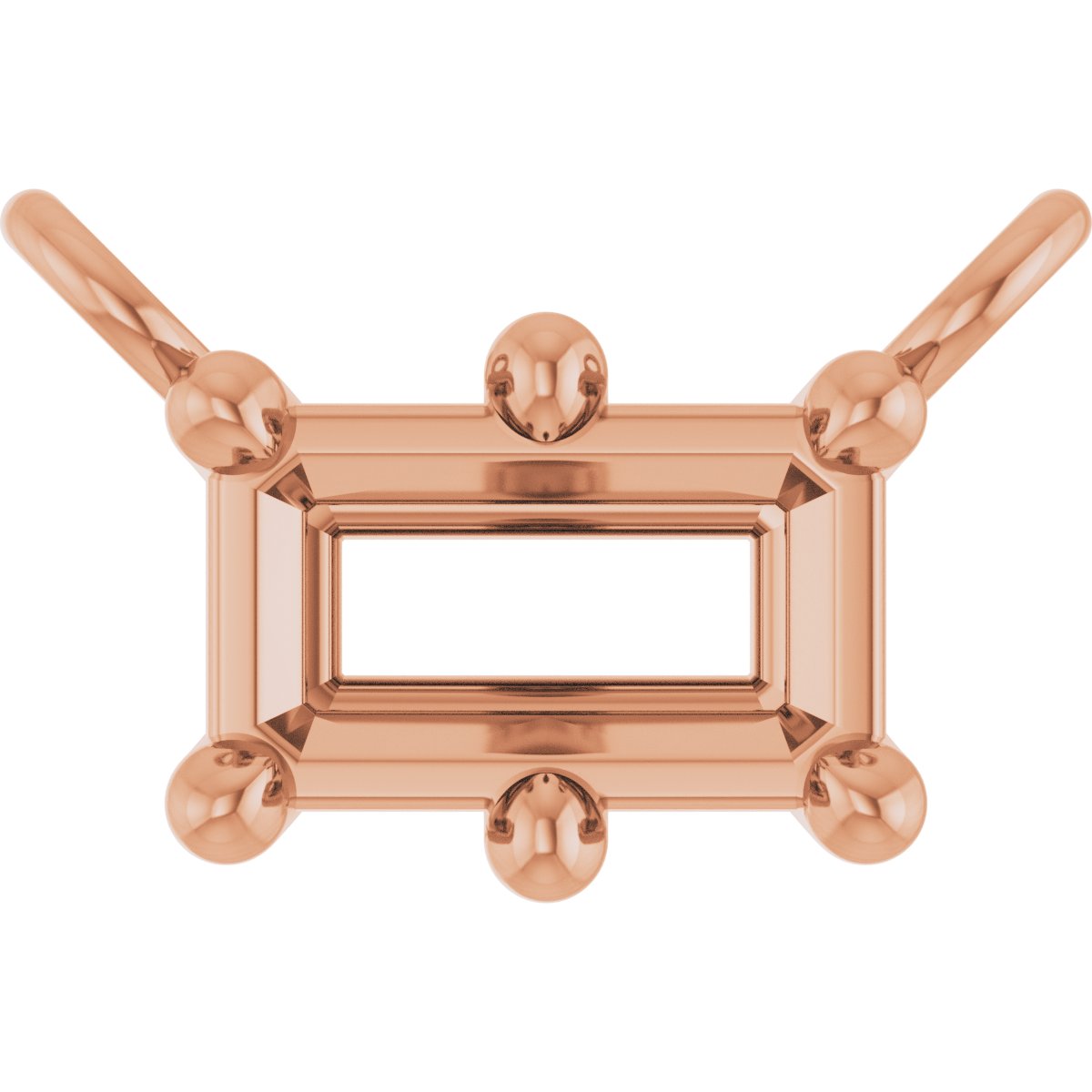 Claw-Prong Solitaire Necklace Center