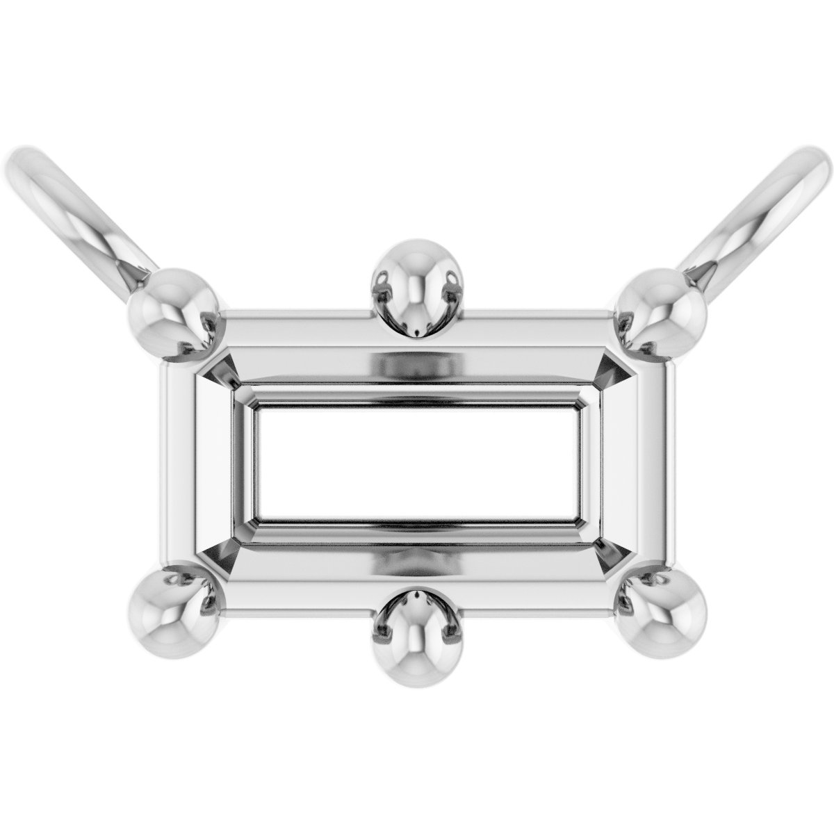 Claw-Prong Solitaire Necklace Center