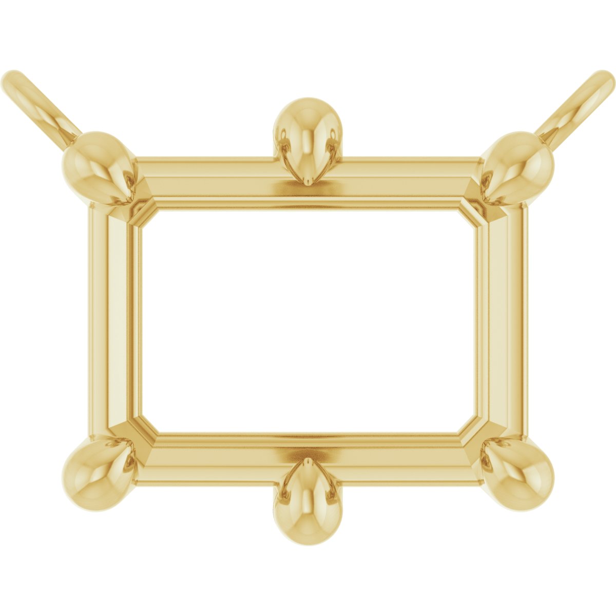 Claw-Prong Solitaire Necklace Center