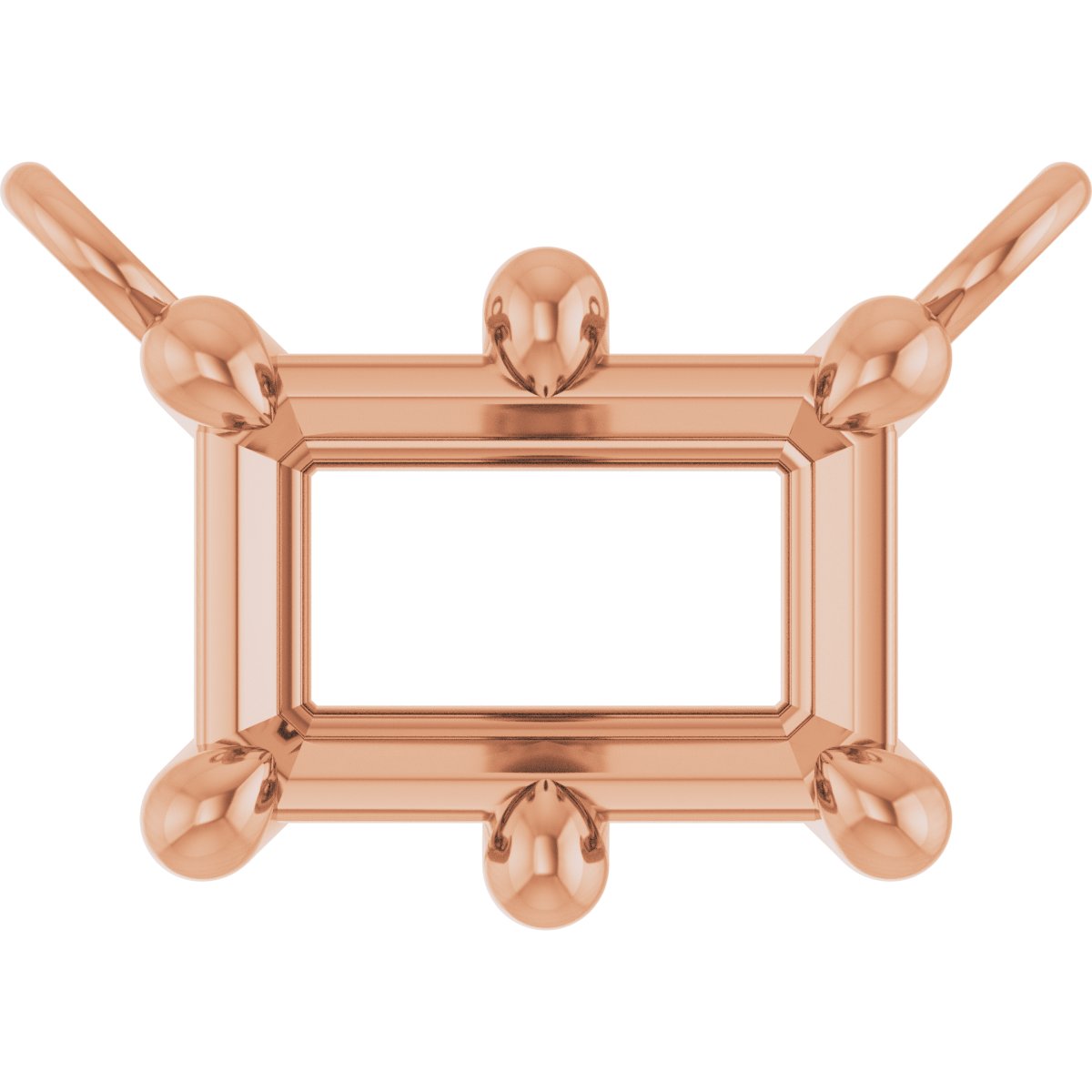 Claw-Prong Solitaire Necklace Center