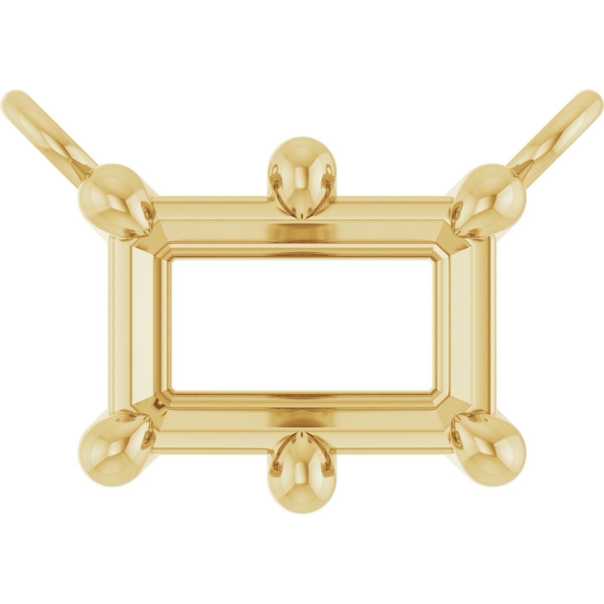 Claw-Prong Solitaire Necklace Center