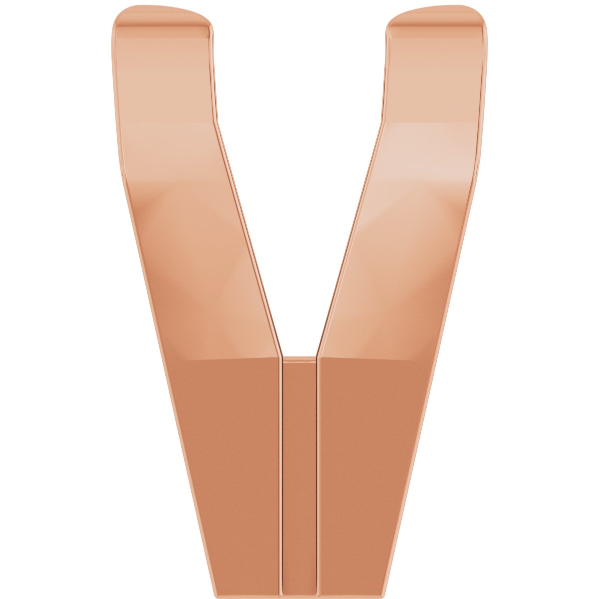 Square V-Prong Shank Setting