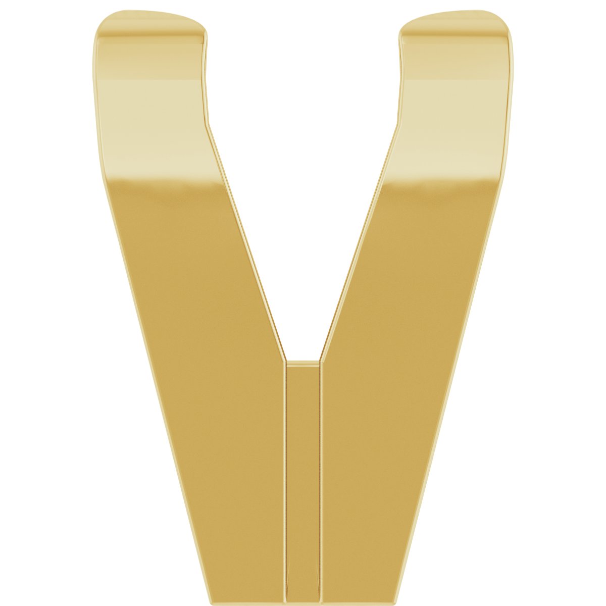 Square V-Prong Shank Setting