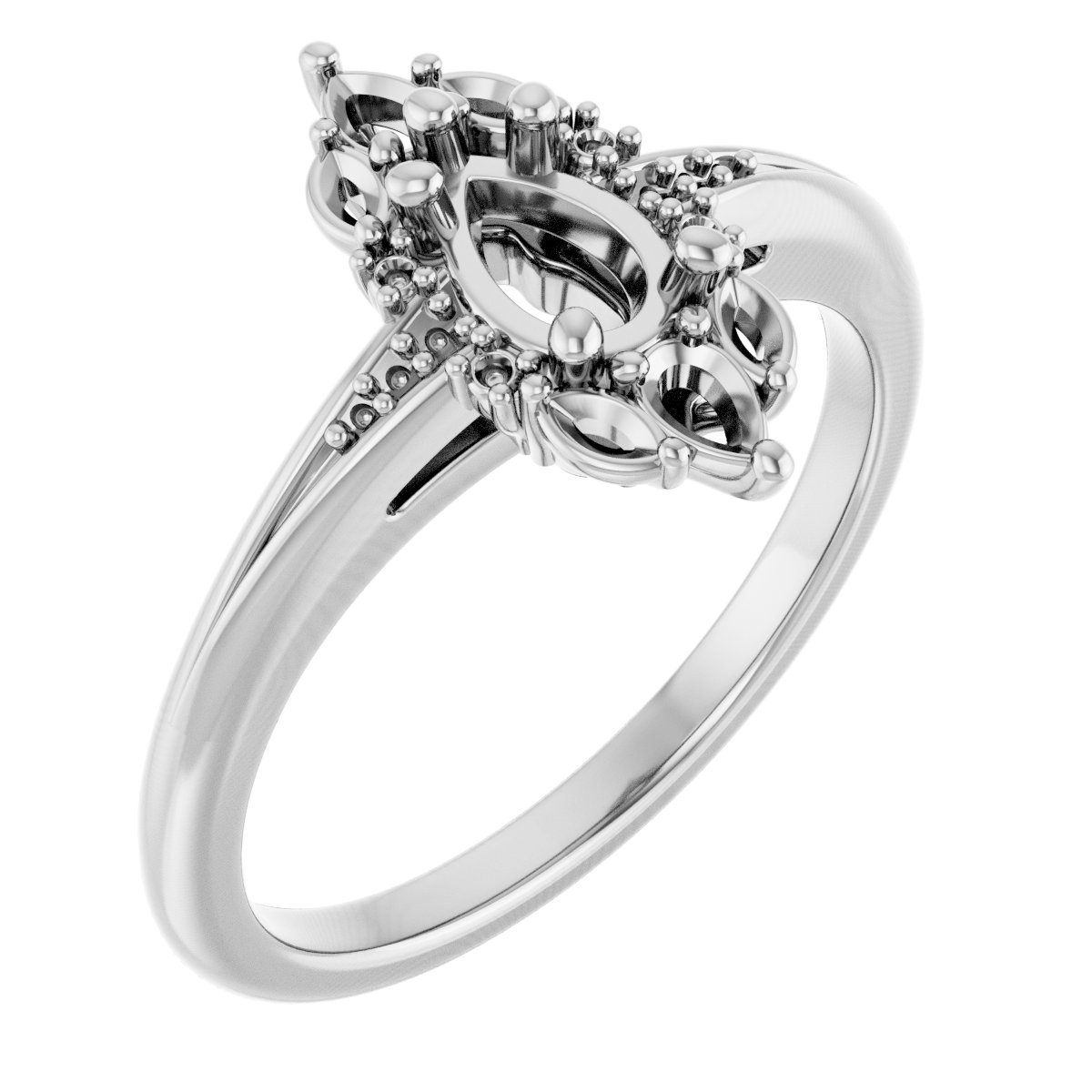 14k White Gold