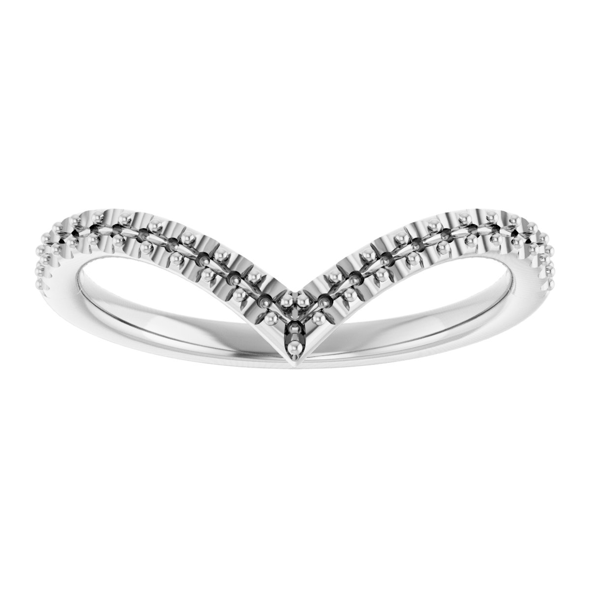 Band Mounting for 7x5 mm Oval Ring view 3