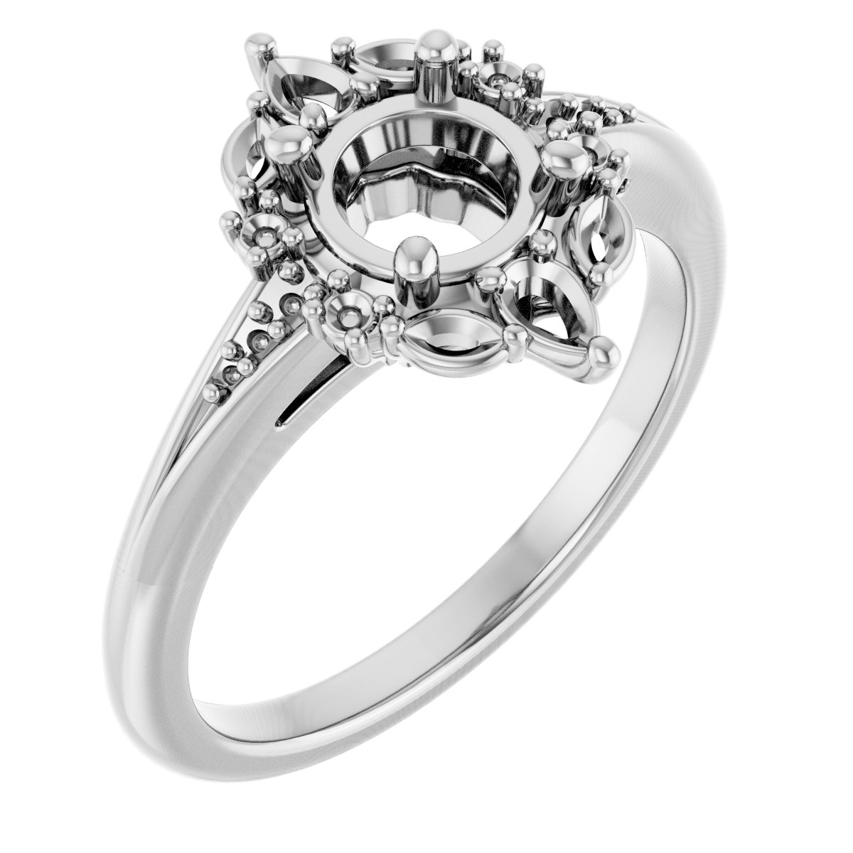 Halo-Style Engagement Ring