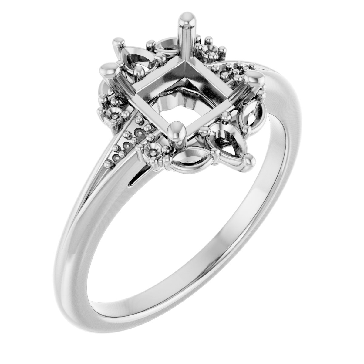 Halo-Style Engagement Ring
