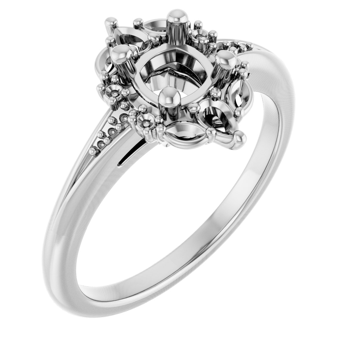 Halo-Style Engagement Ring