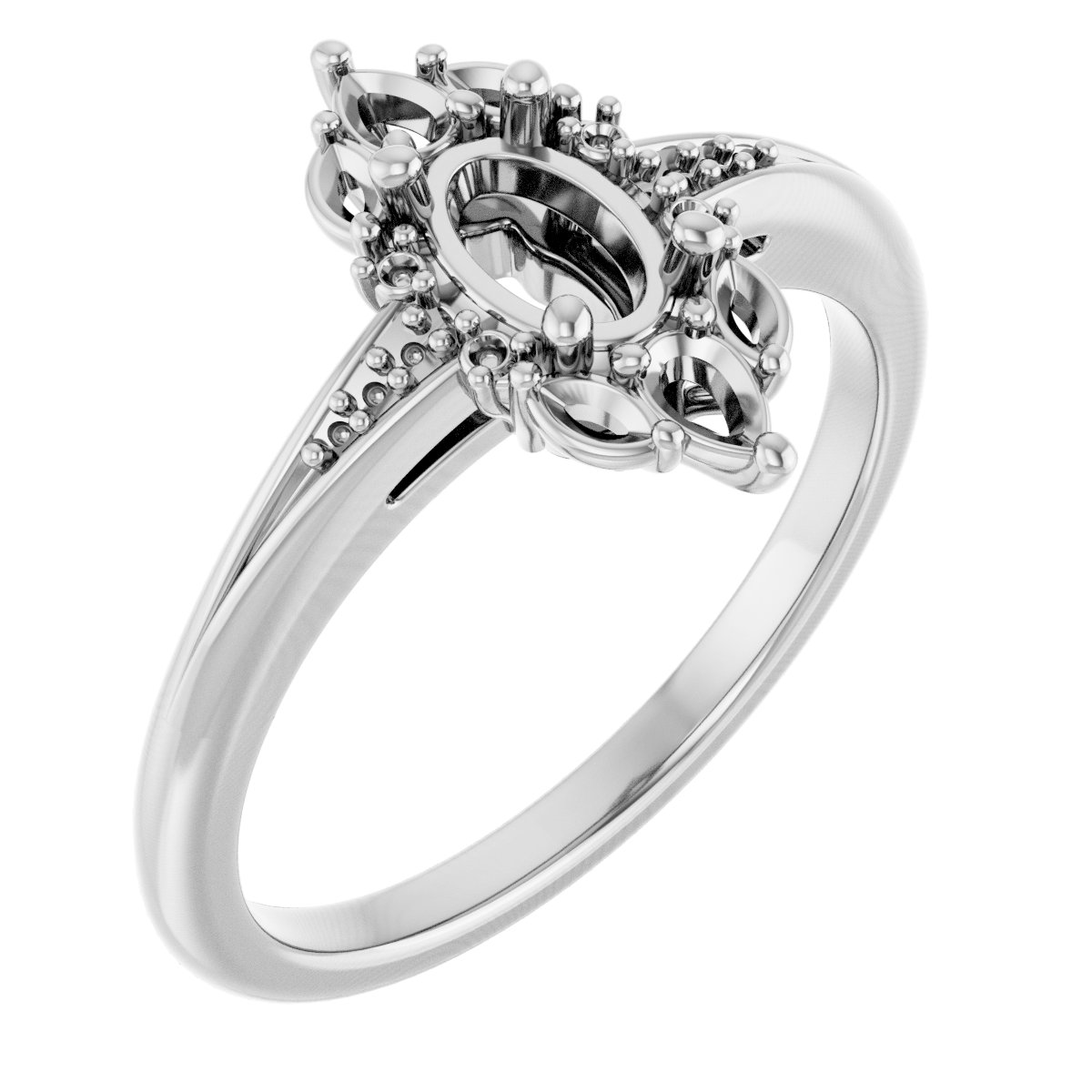 Halo-Style Engagement Ring
