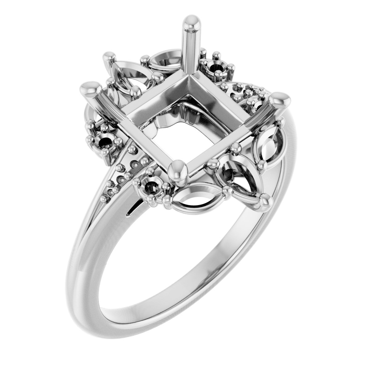 Halo-Style Engagement Ring