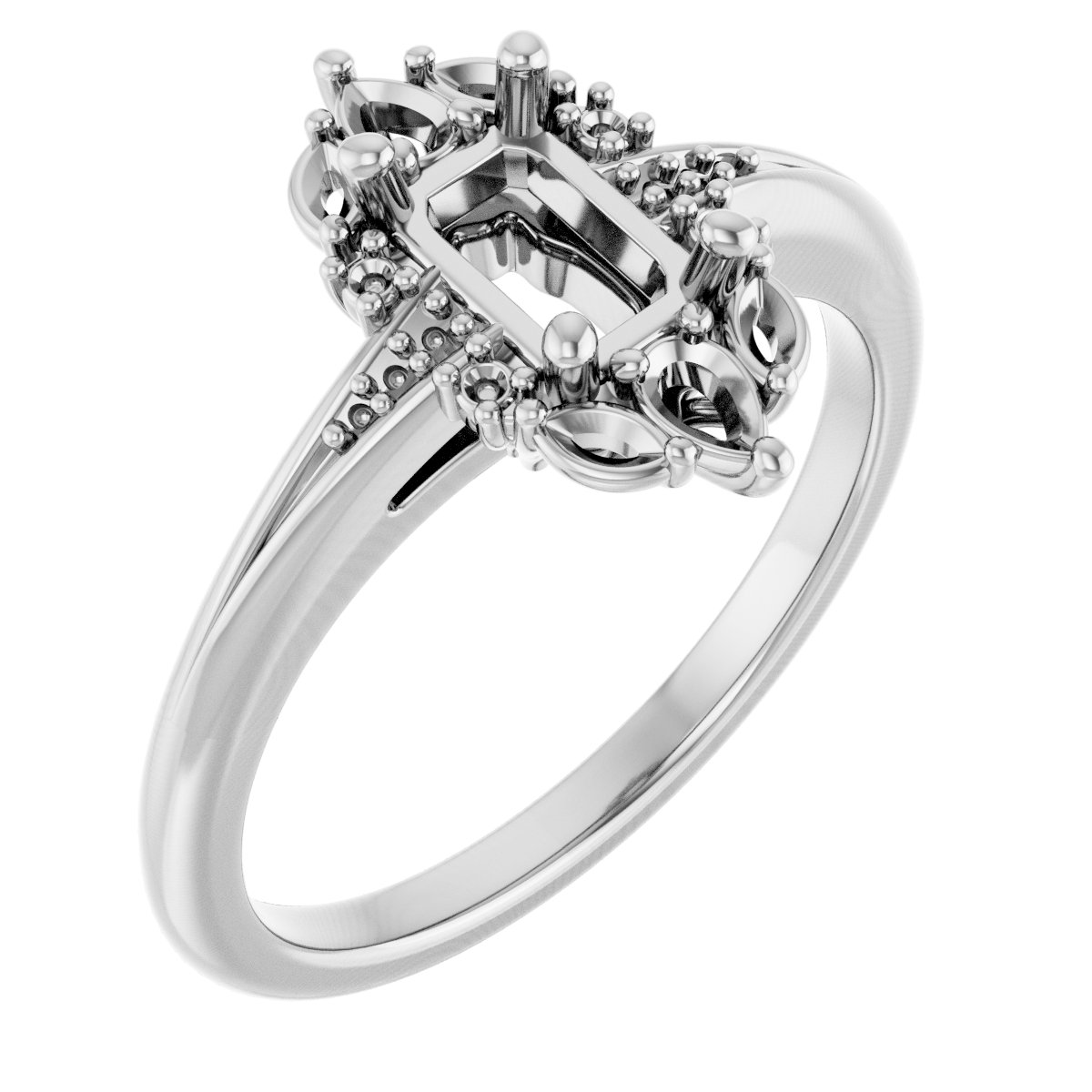 Halo-Style Engagement Ring