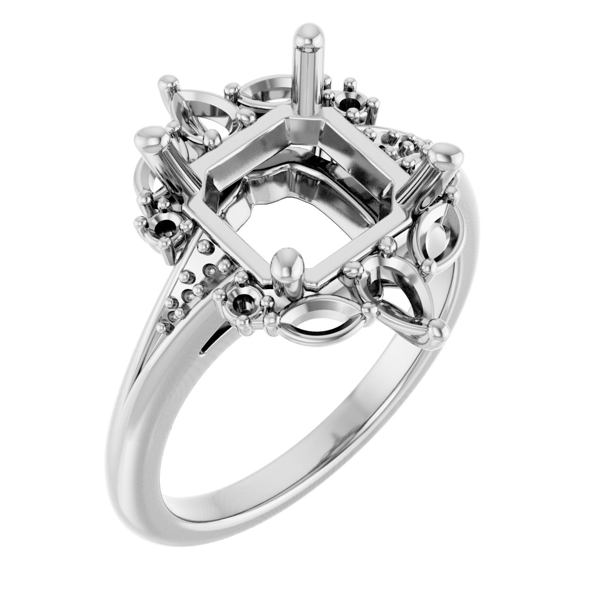 Halo-Style Engagement Ring