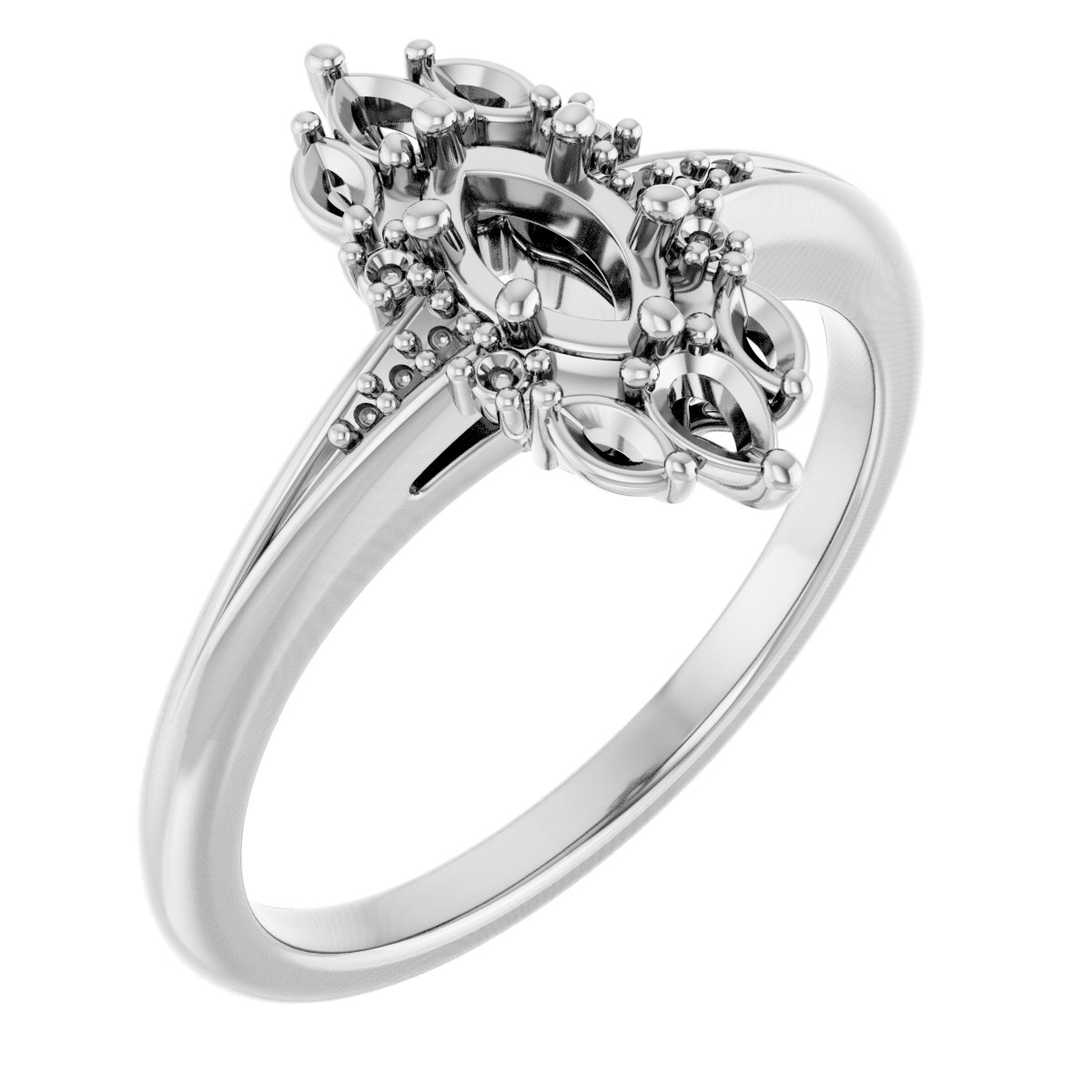 Halo-Style Engagement Ring