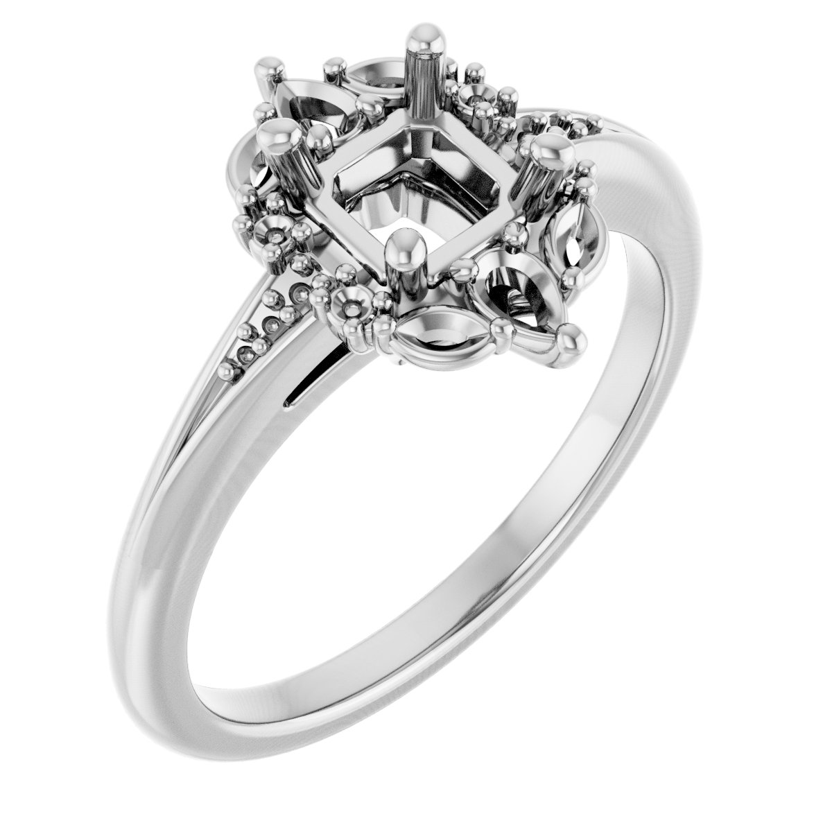 Halo-Style Engagement Ring