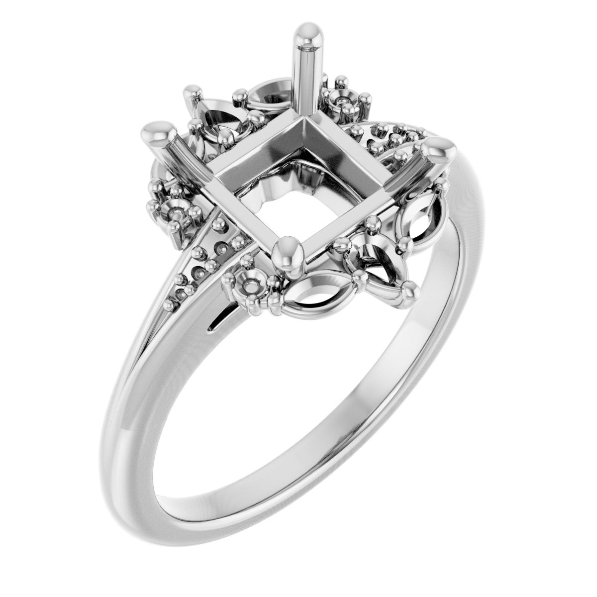 Halo-Style Engagement Ring