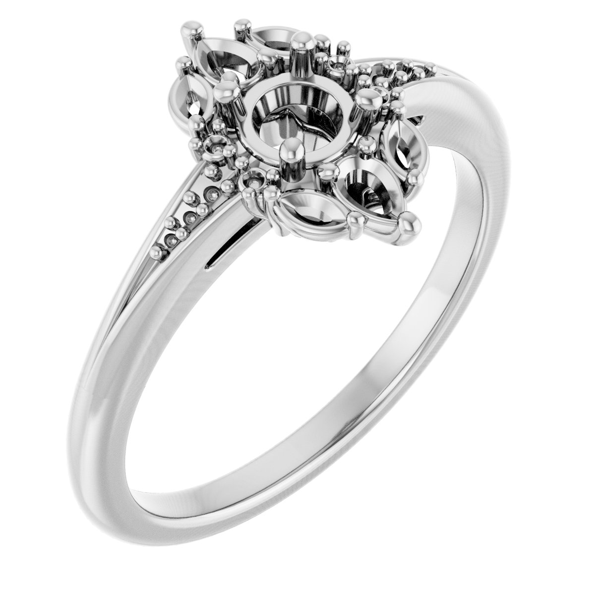 Halo-Style Engagement Ring