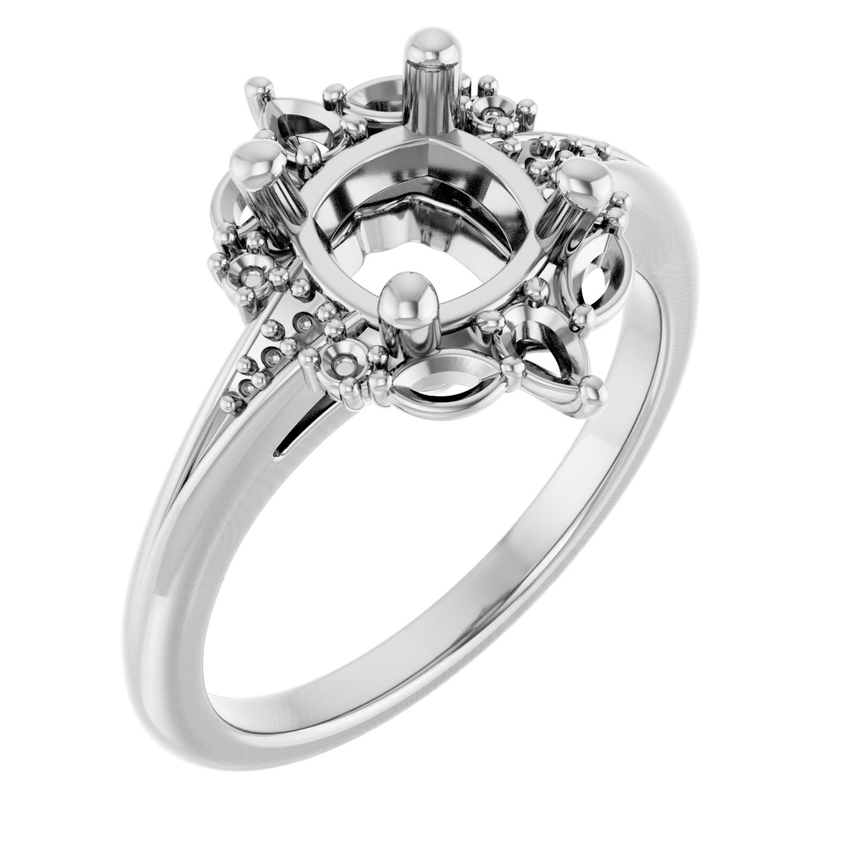 Halo-Style Engagement Ring