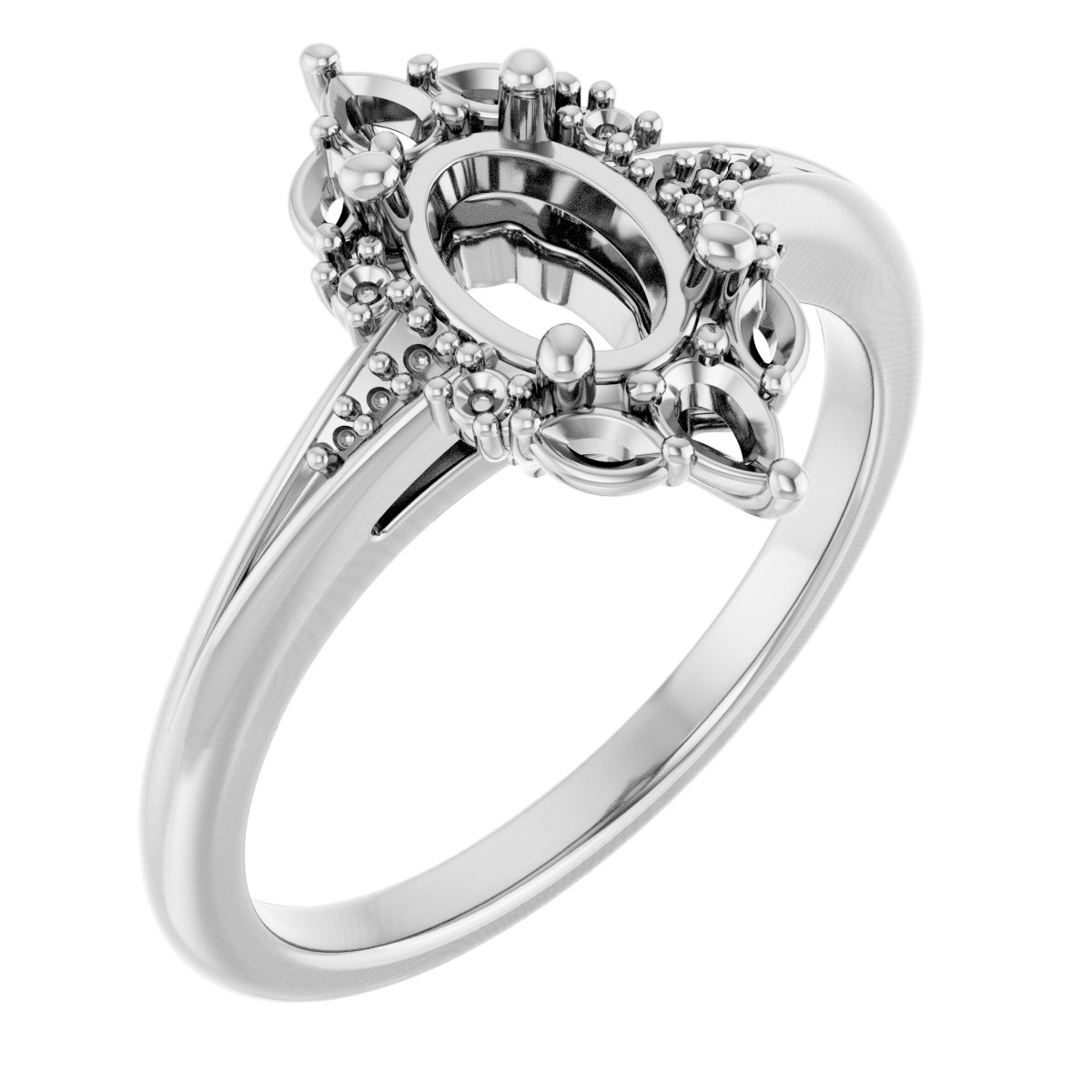 Halo-Style Engagement Ring