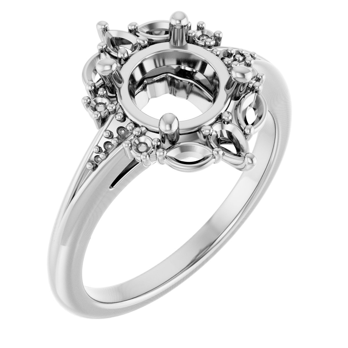 Halo-Style Engagement Ring