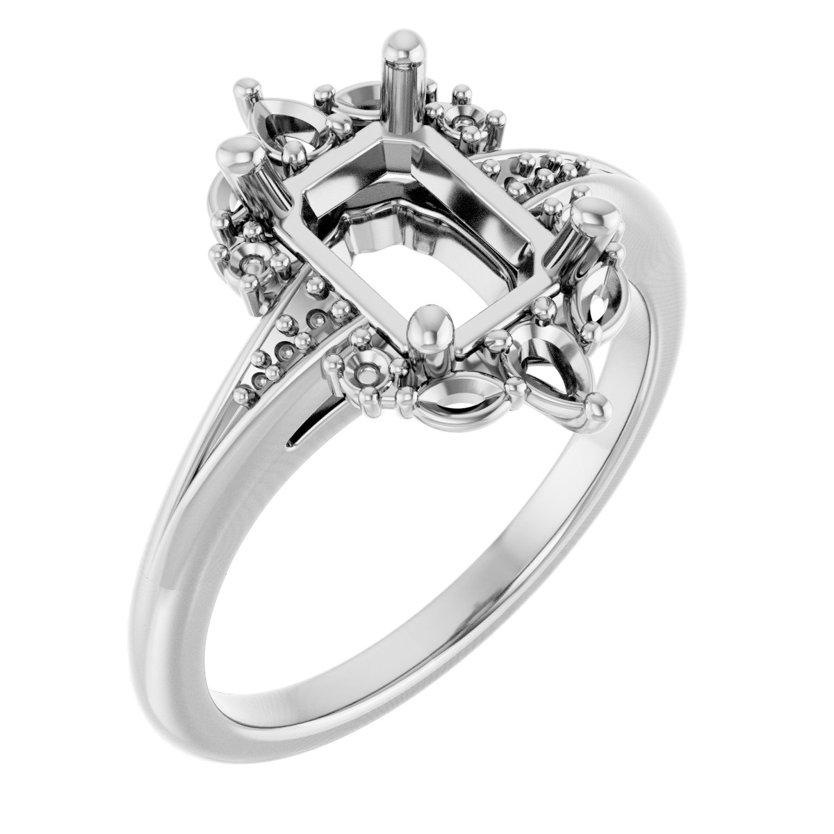 Halo-Style Engagement Ring