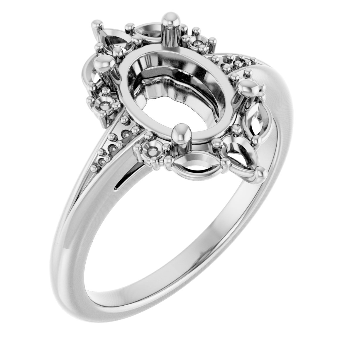Halo-Style Engagement Ring