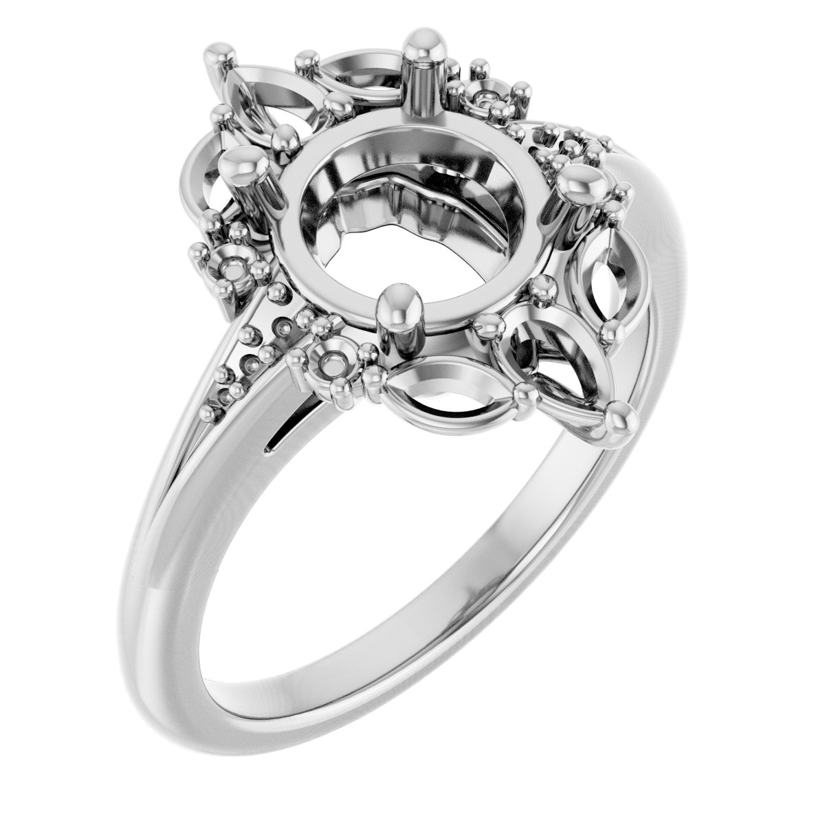 Halo-Style Engagement Ring