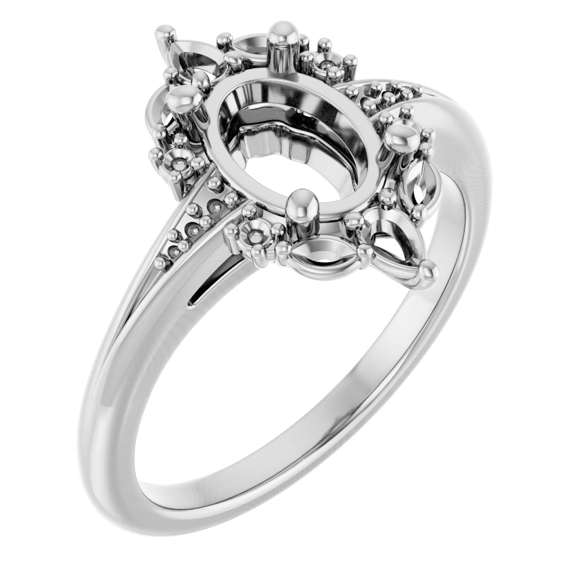 Halo-Style Engagement Ring