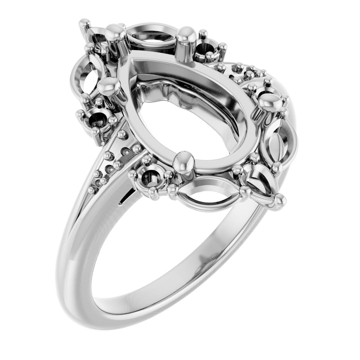 Halo-Style Engagement Ring