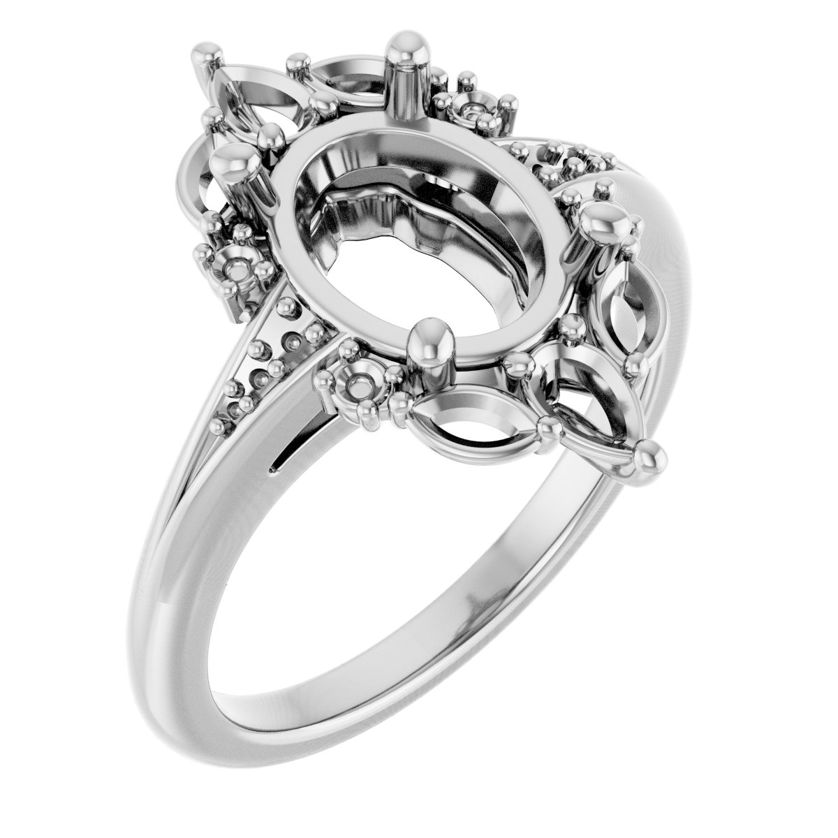 Halo-Style Engagement Ring