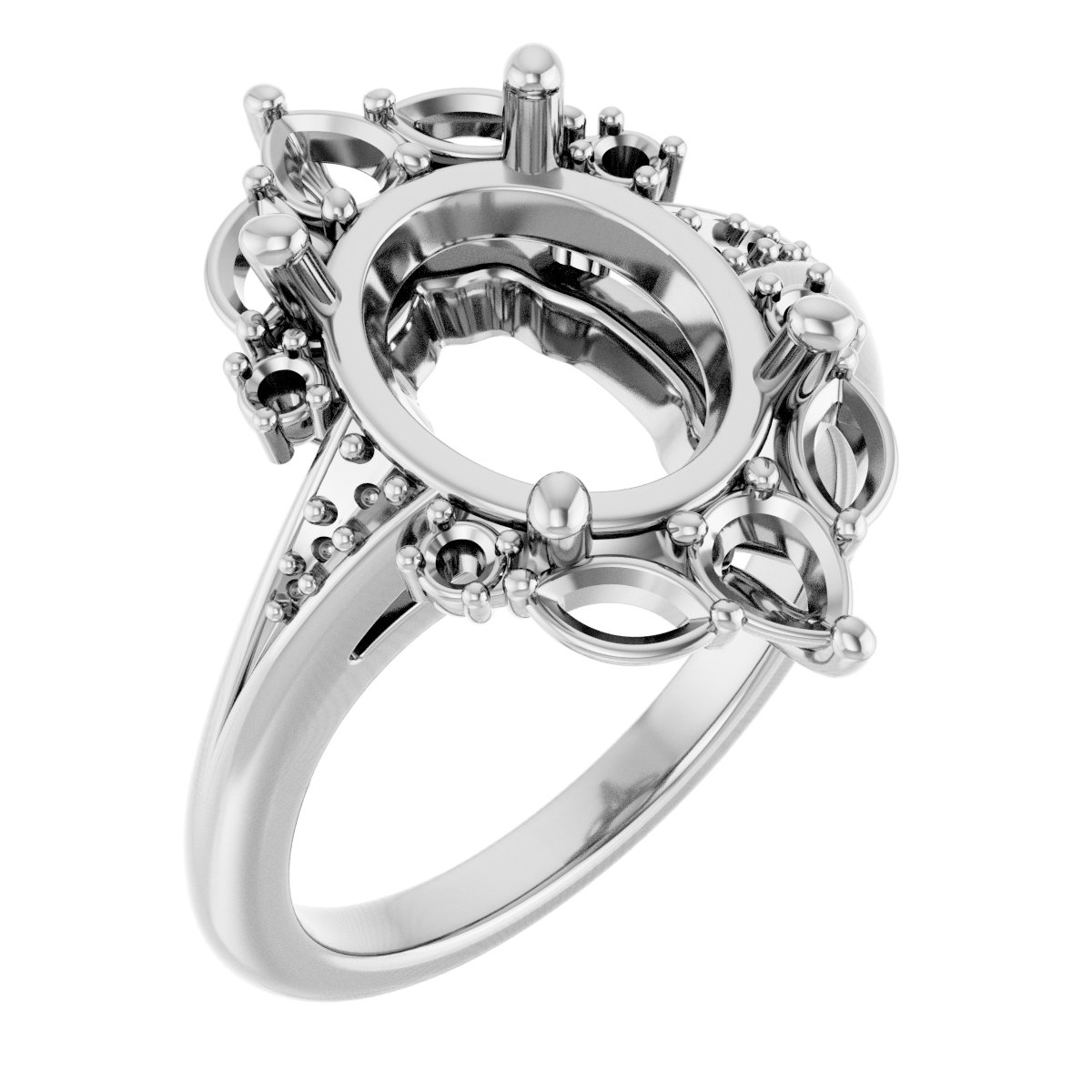 Halo-Style Engagement Ring