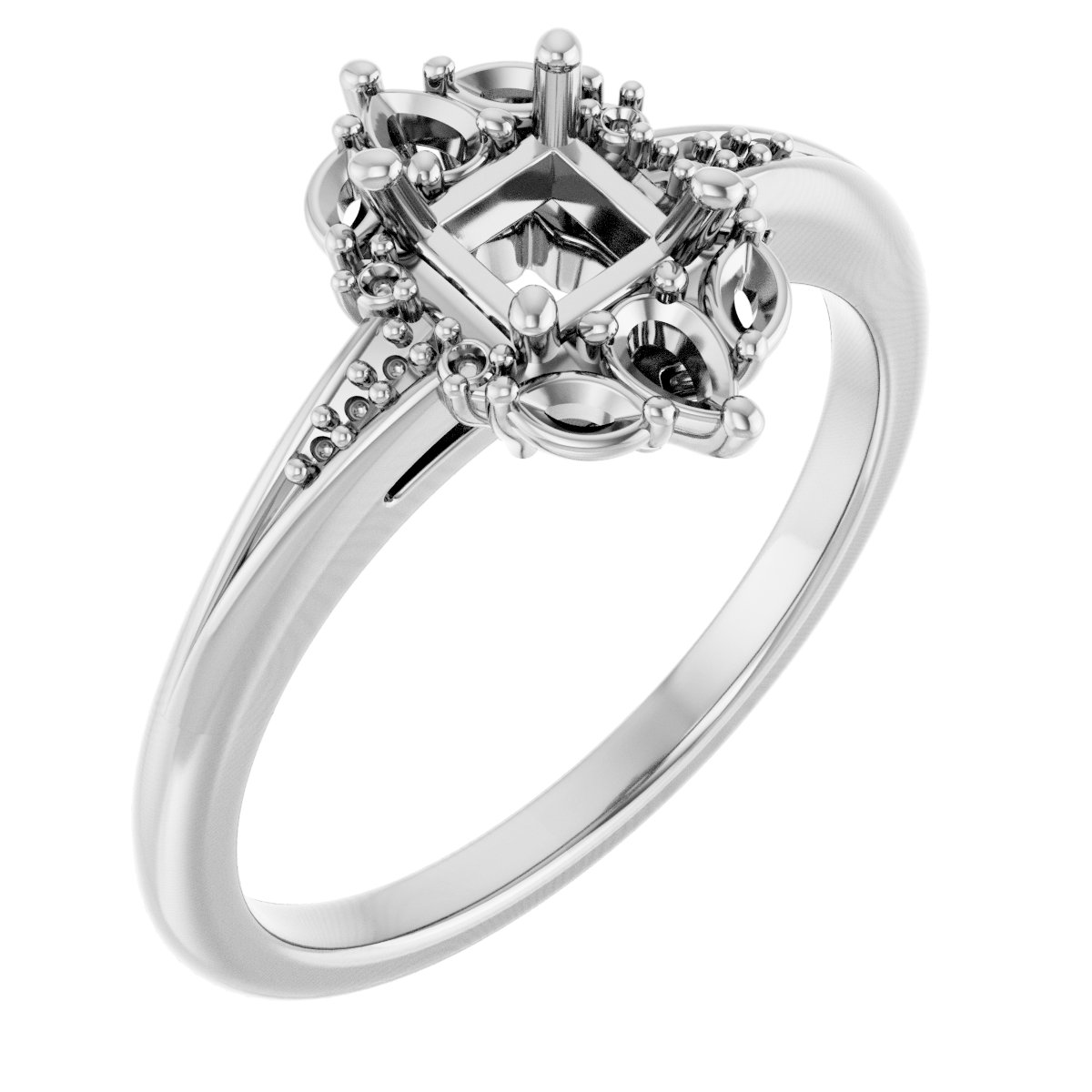 Halo-Style Engagement Ring