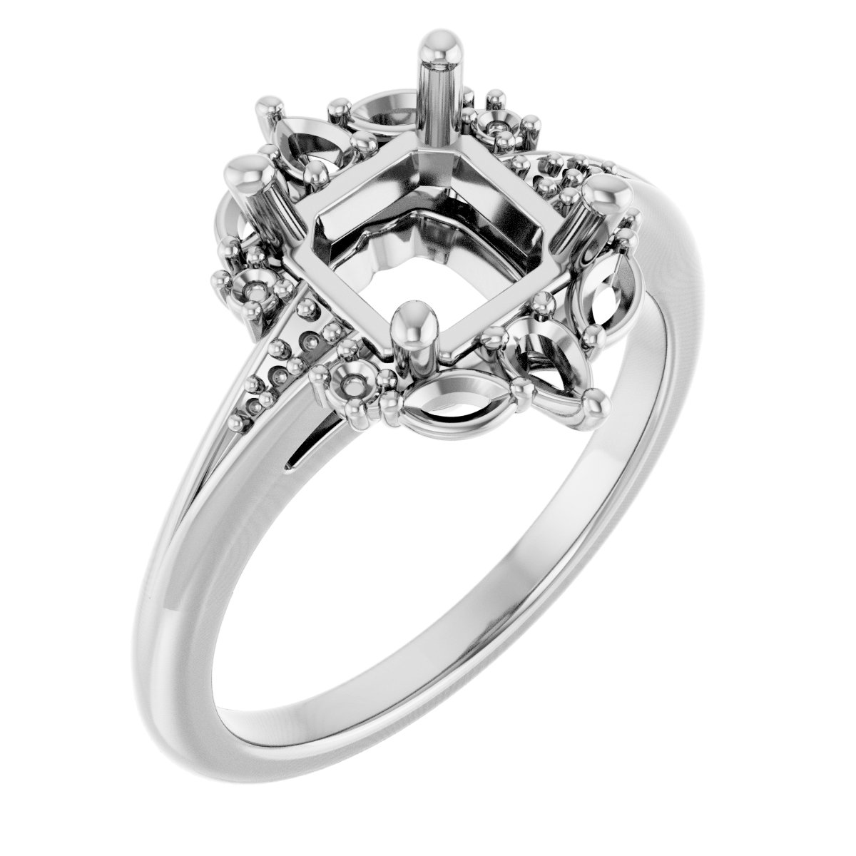 Halo-Style Engagement Ring